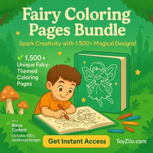 Fairy Coloring Pages