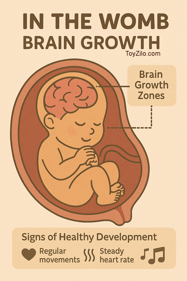 During Pregnancy: Signs of Healthy Brain Growth in the Womb