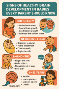 brain growth from pregnancy to age 5