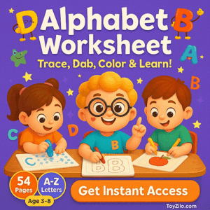 Download Printable Letters and Alphabet Worksheets PDF – Alphabet tracing, writing, and coloring pages for preschoolers